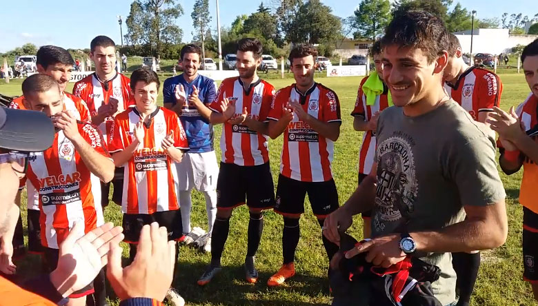 15.10.2018 Matías Cocaro fue homenajeado por Lavalleja F.C.