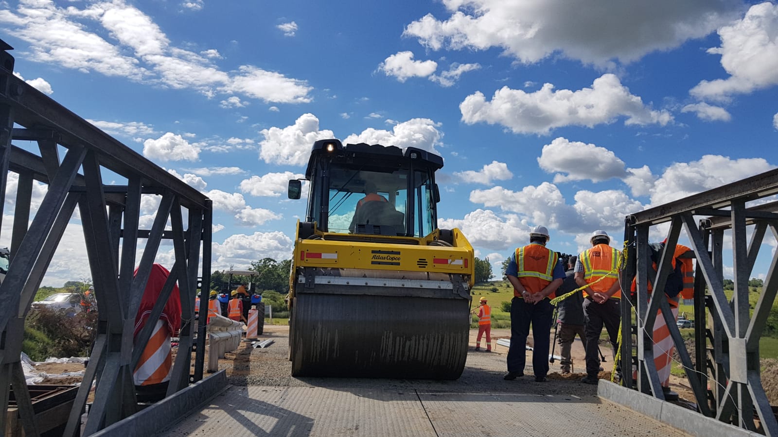 27.02.2019 Se habilitó circulación sobre puente provisorio en Sarandí del Yí﻿