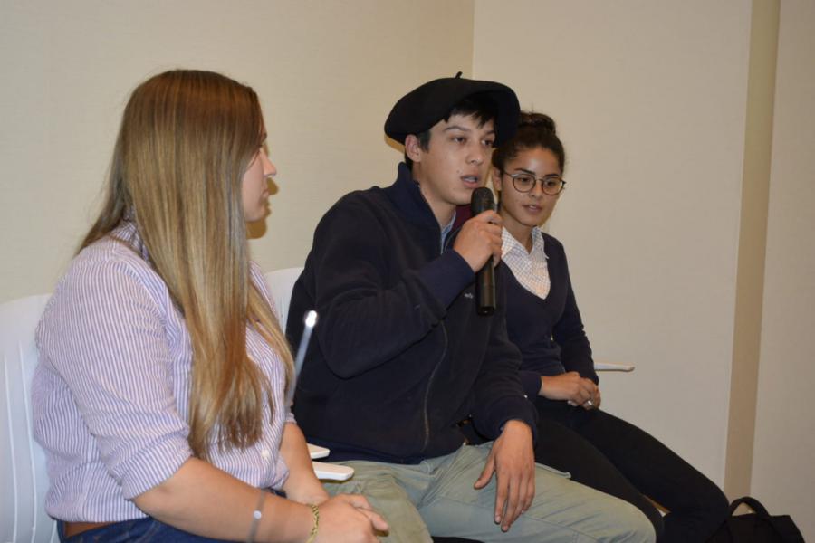 08.05.2019 Aramis Pintos y Yuliana Castillo participaron del lanzamiento de la 5ta. edición de «Somos de Acá»