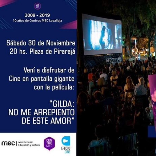 30.11.2019 Hoy se proyectará la película «Gilda: No me arrepiento de este amor»