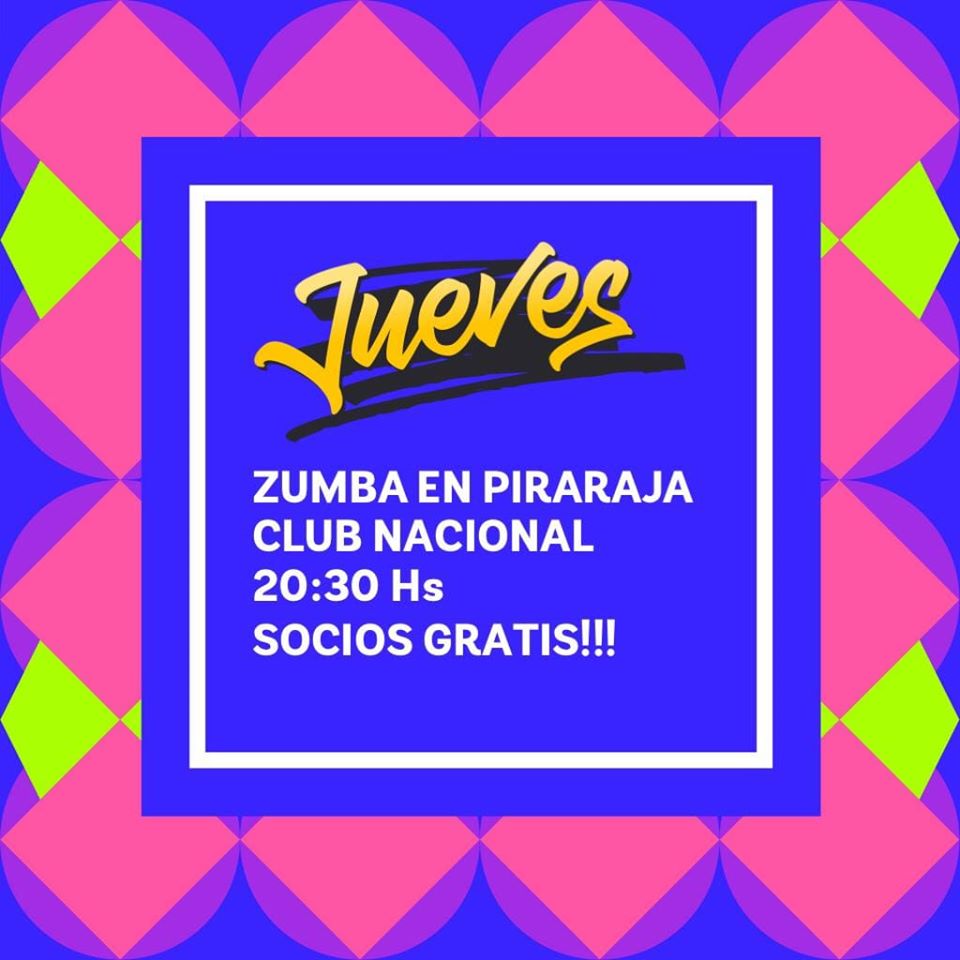 17.01.2020 Zumba en Club Nacional de Pirarajá