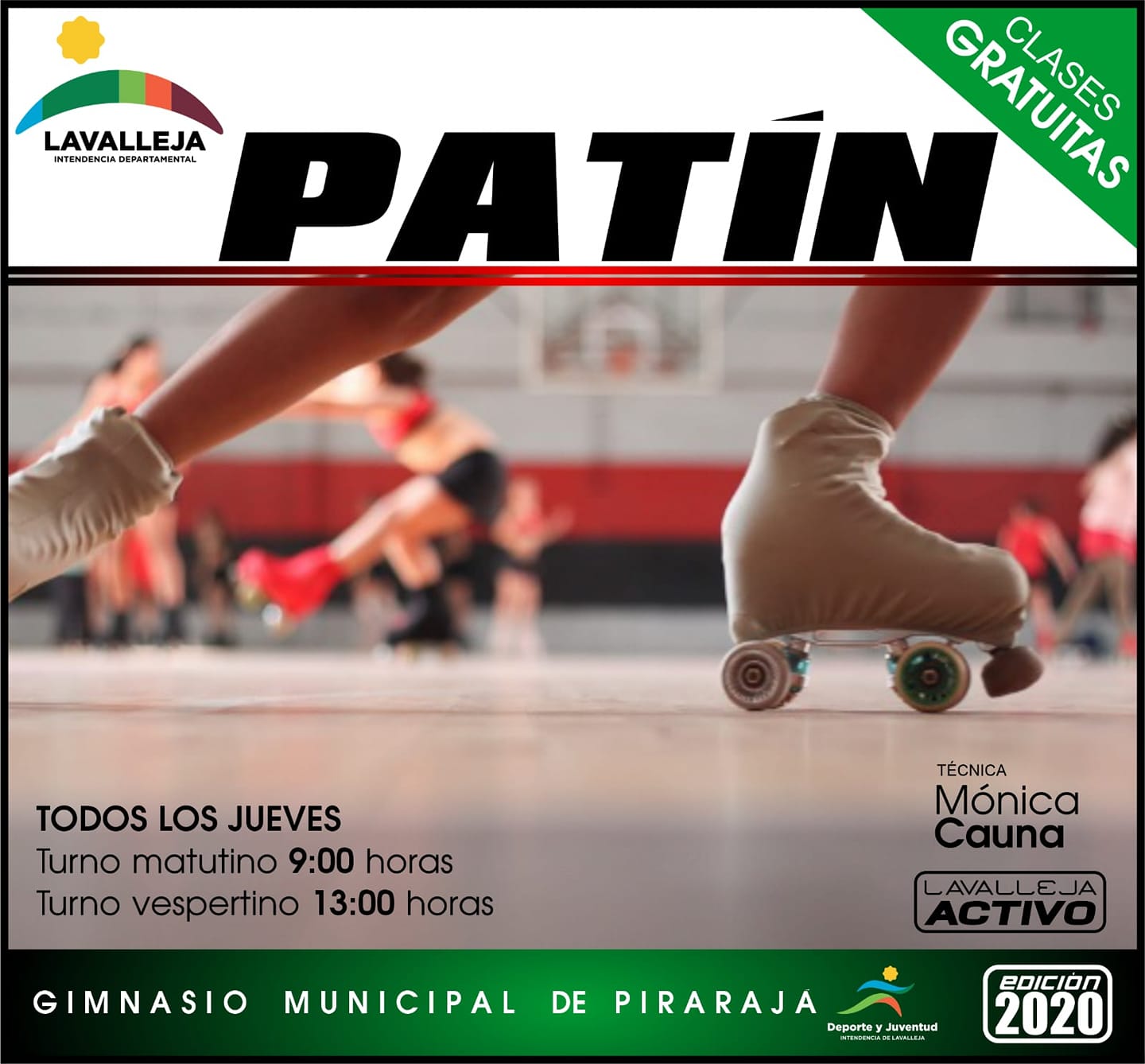 06.09.2020 Clases de Patín gratuitas en Pirarajá