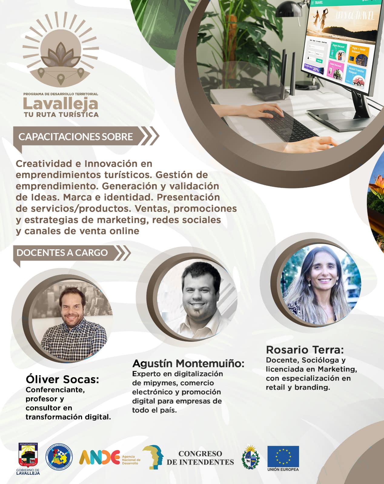 04.06.2021 Capacitaciones sobre Turismo del programa Lavalleja ruta turística.