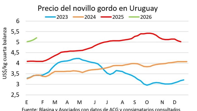 Las lluvias incidieron y en el mercado ganadero los precios se emparejaron hacia arriba