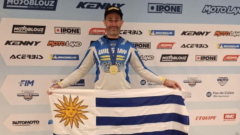 El motociclista Fernando Rubio se consagró campeón del mundo en la categoría Veterans de Carreras de Arena cerrando una temporada brillante