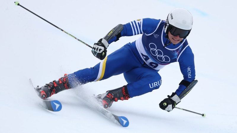 El uruguayo Nicolás Pirozzi se estrenó en los Juegos Olímpicos de Invierno: terminó a media tabla en eslalon gigante, que tuvo un ganador histórico