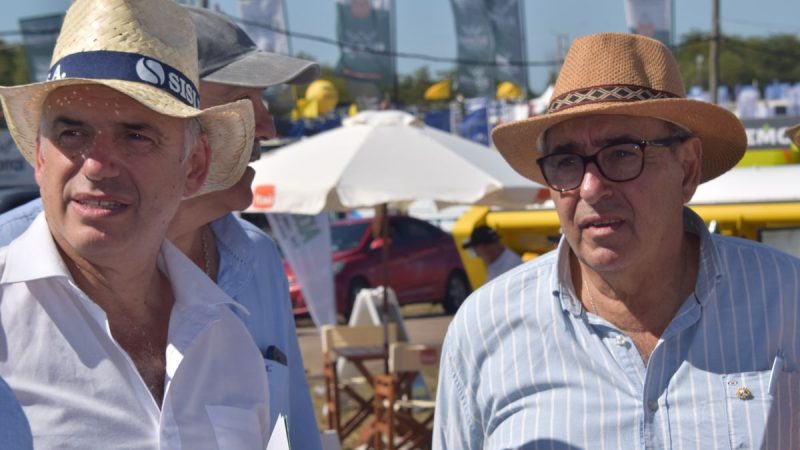 Fratti en la Expoactiva Nacional: elogios, anuncios de asistencias y un rezongo del ministro