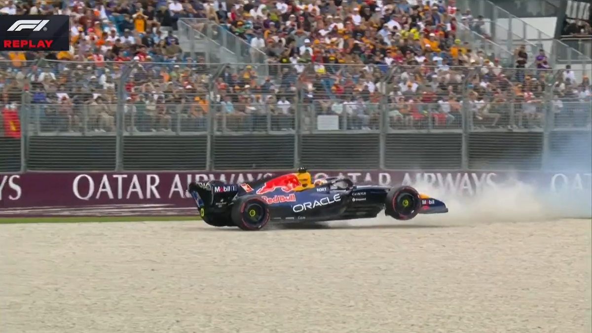 El durísimo accidente de Max Verstappen en la clasificación en el Gran Premio de Australia: mira el video